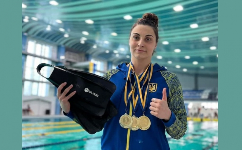 Ирина Пикинер завоевала 3 «золота» на Кубке Украины по подводному спорту
