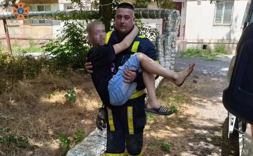 Рятувальники Кривого Рогу допомогли хлопчику, з яким стався нещасний випадок