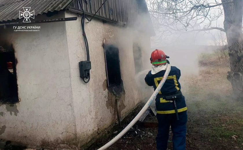 На Криворіжжі в будинку під час пожежі згоріла людина