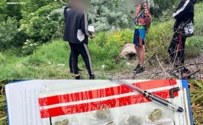 Патрульні Кривого Рогу виявили 15 сліп-пакетів з наркотичною речовиною