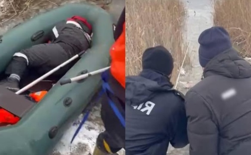 У Кривому Розі дістали з річки чоловіка, який ледве не потонув