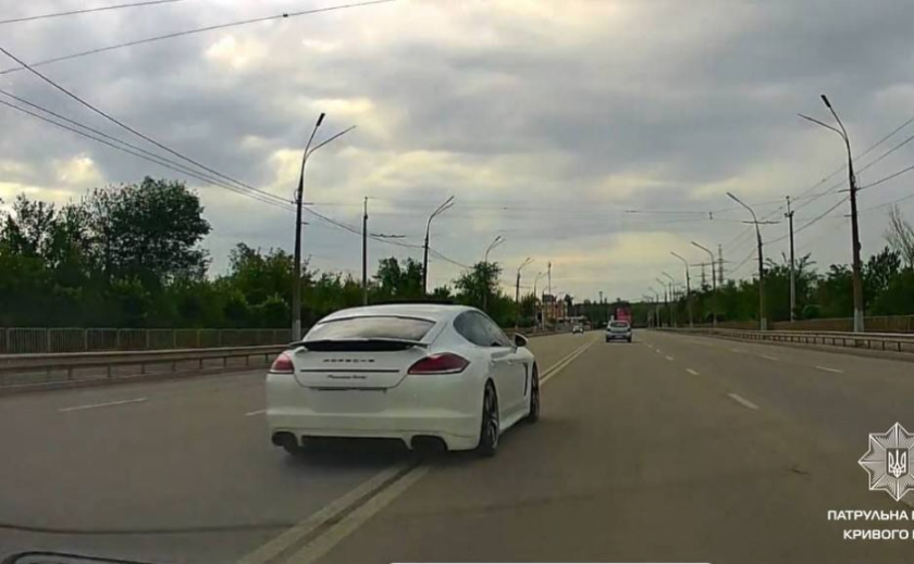 Водія Porsche, який порушив ПДР у Кривому Розі, розшукали через соцмережі: подробиці