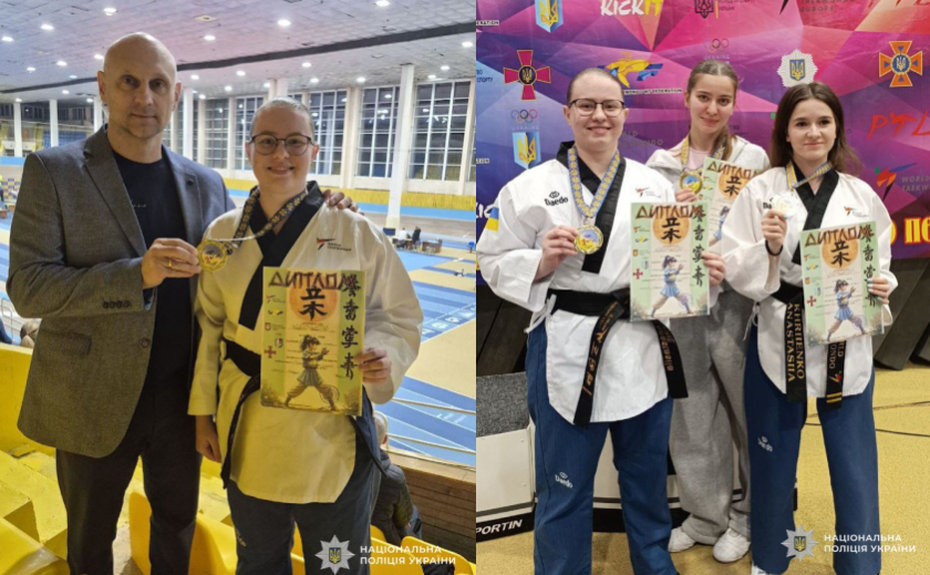 Поліцейська з Кривого Рогу здобула «золото» на чемпіонаті України з тхеквондо
