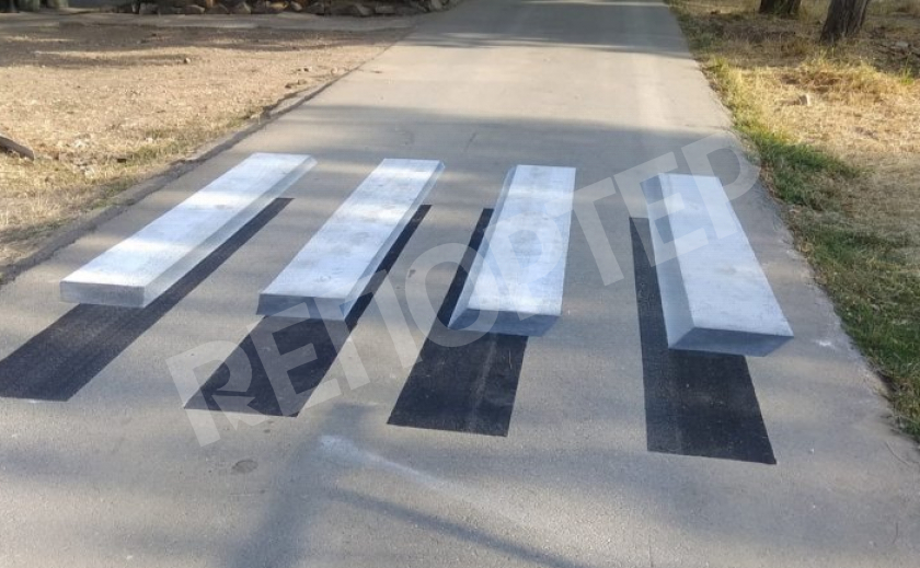 Жители Кривого Рога продолжают рисовать 3D-пешеходные переходы
